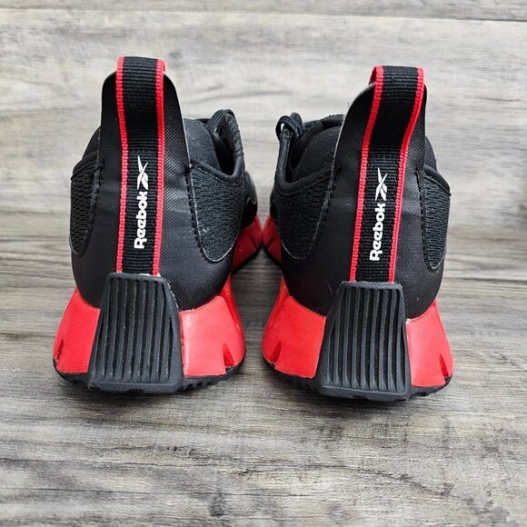 Reebok Zig Dynamic Running Black And Red Performance Sneaker Shoe - Picture 5 of 7